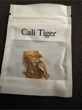 Gold Sunray Pendant Necklace